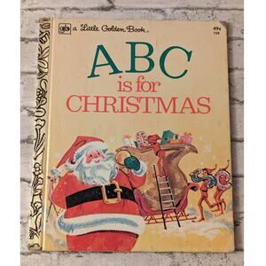 1974 ABC is for Christmas Golden Book
